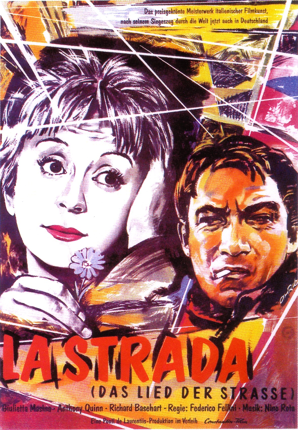 Filmplakat von Ferry Ahrlé La Strada Regie: Federico Fellini Constantin-Film (1961)